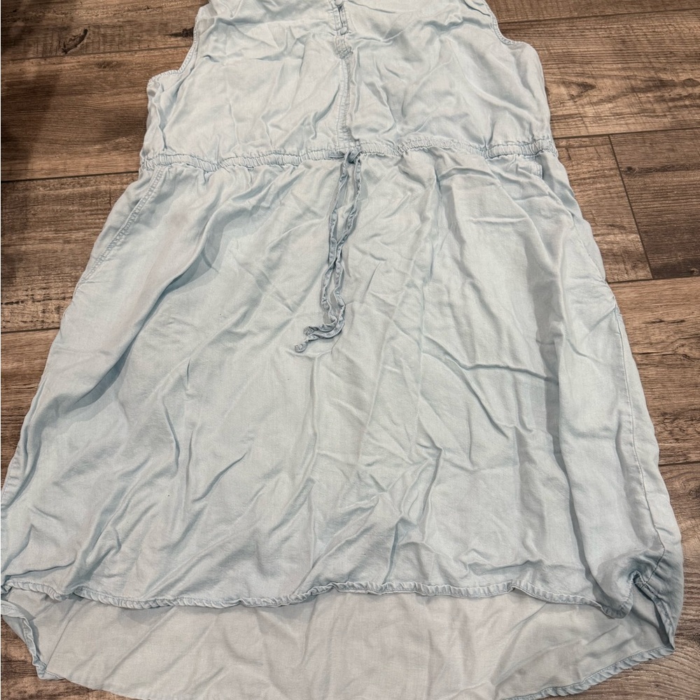 Time and Tru Light Blue Midi Dress